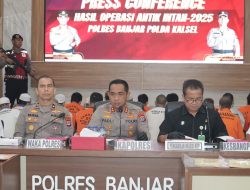 Polres Banjar Tak Kendur, Patroli Diperketat Usai Tangkap 53 Tersangka Narkoba