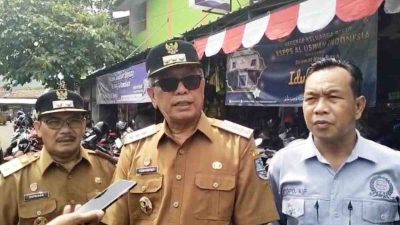 Paguyuban Soal Penataan Pedagang Pasar Banjar di Sempadan Sungai