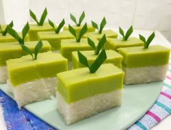 Kue Sarimuka Si Hijau Cantik nan Lembut dari Melayu