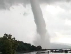 Fenomena Puting Beliung Berputar di Awan Hebohkan di Warga Kota Banjar