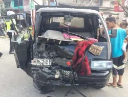 Suzuki Carry Tabrakan Banjar, Satu Luka Serius