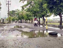 Jalan Rusak Pangadegan Banjar Belum Diperbaiki